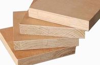 Stable Performance Wood veneer Block board , UV Coated 25mm Block board