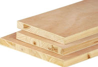 Stable Performance Wood veneer Block board , UV Coated 25mm Block board