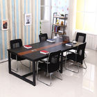 High glossy industrial modern office design melamine particle board office desk