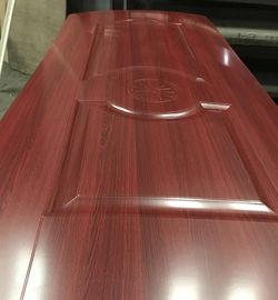 E0 Glue Wood Veneer Door Skins , Customizable Length MDF Internal Door Skins
